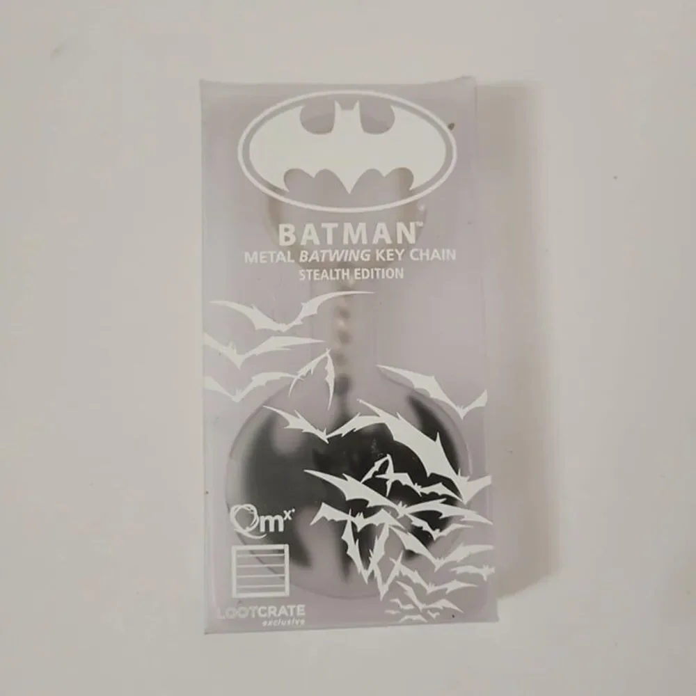 Batman Batwing Metal Key Chain - Stealth Edition - Loot Crate Exclusive